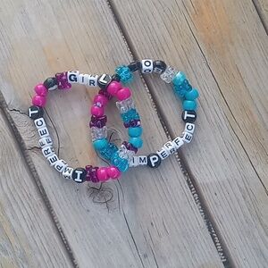 Handmade matching bf and gf bracelets.